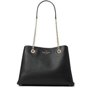 Kate Spade Jordyn Black Leather Shoulder Bag
